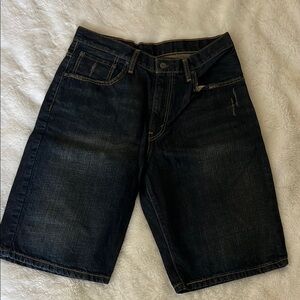 Men's 569 Levi Strauss & CO Dark Blue Denim Shorts